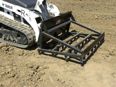 skid steer track pasture drag|Pasture Attachments .